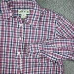 Orvis  Button Front Shirt Women 10 Plaid 100% Cotton Long Sleeve Casual Top Photo 1