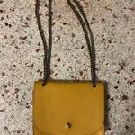 Madewell The Chain Crossbody Bag English Saddle Leather Small mustard Brown Photo 0