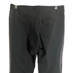 INC International Concepts Black Skinny Faux Leather Side Stripe Pants Size 8 Photo 5