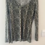 Norma Kamali  small animal print blouse S Photo 5
