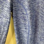 Title Nine Top Large Grace Blue Base Layer Buttah Performance Shirt Zip Pockets Photo 2