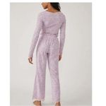 Free People NWOT Lavender Cloud Ride Lace 2-Piece Lounge Set Photo 3