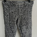 Faith Connexion Silver Brocade Crop Leggings Size 38 US 6 Photo 1