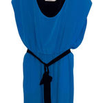 Robert Rodriguez Dress - Blue Sleeveless Mini Dress with Belt - Size 4 Photo 0