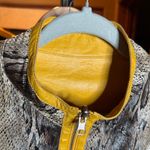 Vintage Lambskin Mustard Yellow Leather Reversible Jacket Size Medium / Large Photo 13