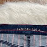 American Eagle  Denim Striped Hi-Rise Mini Skirt Photo 4