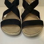 Ecco  Damara Black Leather Crossover Strap Sports Sandals EU 37 Photo 2