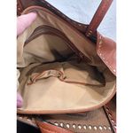 Stitch Fix Vegan Leather Bucket Bag Brown Photo 3