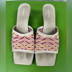 Vivaia Crochet Square Toe Block Heels Photo 3