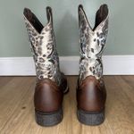 Ariat Women’s 5.5 Boots Cowboy VentTEK Cowboy Leopard Square Toe Country Western Photo 6