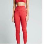 Free People Free‎ People Movement Practice Makes Perfect Red High Rise Yoga Leggings Medium Photo 2