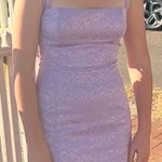 Lucy in the Sky Reese lacquerd Dress In Lavender  Photo 3