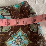 Dress Barn  Geometric Midi Skirt,‎ Green and Brown. Size: 14 Photo 5