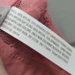 Auden NWOT Size 40C Pink Coral Lace Unlined Scoop Balconette Underwire Bra Photo 7