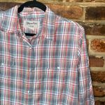 Wrangler Wrancher Multicolored Plaid Pearl Snap Button Long Sleeve Shirt Size XL Photo 1