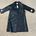 Each Other vegan leather trench coat Size M Photo 0