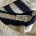 Joie NWT  100% Cashmere Striped Mock Neck Long Sleeve Sweater Pullover Jumper Photo 8