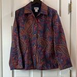 NWOT Vintage BFA Classics Tapestry Paisley Blazer Jacket Photo 0