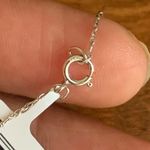 10kt White Gold Dress Pendant With 18" Chain Photo 6