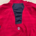 Mondetta Active Workout Red Quarter Zip Photo 2