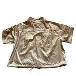 Ralph Lauren  tan cuff sleeve button front shirt layer safari jacket size 18W Photo 1