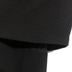 Sandro Paris Black Mesh Panel Knee Length Dress Photo 2