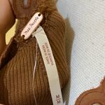 Free People  Gesibelle in Macadamia Brown skirt set A line Medium NWT Photo 12