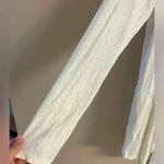 Dolan Anthropologie cardigan open‎ front draped hooded with pockets. Medium White Photo 2