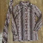 Vintage USA Ms. Doris California Button Down shirt with matching tie 70’s 80’s Multiple Size M Photo 11