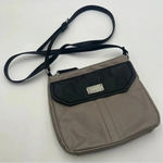 Nine West  Taupe & Black‎ Crossbody Handbag Shoulder Bag Adjustable Strap … Photo 0
