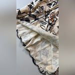 Black and White Bubble Mini Skirt with Ruffles Size 6 Photo 2