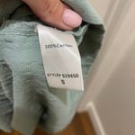 Mustard Seed Seafoam Green Smocked Ruffle Tiered Maxi Dress Photo 4