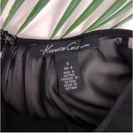 Kenneth Cole Belted Chiffon Midi Dress with Sheer Yoke Panel Photo 9