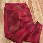 Free People Movement Beat the Heat Leggings Red Combo Size Medium Photo 2