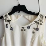 H&M White Sequin Floral Applique Bodycon Dress Photo 1