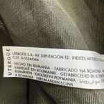 Uterque Linen Blend trench coat Asymmetrical Olive Green M Size M Photo 4