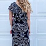 Vince Camuto  NWT blue and white one shoulder dress Photo 1