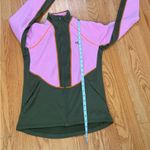 KARI TRAA Ragnhild Full Zip Midlayer Jacket – Size S, Prism Pink / Olive Photo 14