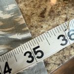 Gray White Tie Front Mini Dress Size M Photo 6