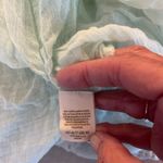 Free People Ariel sea foam green cotton minidress with orange gold trim. Size S. Photo 6