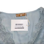 NWT The‎ Copper Closet Dusty Blue Lace Babydoll Dress Medium Photo 5