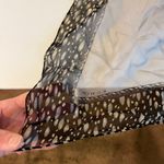 Vintage 90s Black Square PVC Leather Scarf Tie Medium Backpack Photo 8