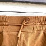 RicherPoorer Womens Shirts Brown Terry Drawstring Sweatshorts Pockets Medium Photo 3