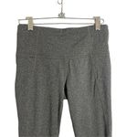 Athleta  Women's Size Small Heathered Gray Chaturanga Crop Leggings Capri Stretch Photo 1