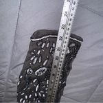 Pisarro Nights Black and Silver Long Sleeve Dress Size 12 Photo 14