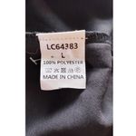 Short Sleeves Tiered Open Back Jumpsuit shorts Black romper size Large Photo 7