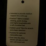 Lululemon  Wonder train bra medium support Foil size 4 shapeshifter foil black Photo 8