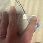 Free People  Black and Gray Strapless Crop Top Photo 4