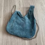 Daniella Lehavi Denim Chain Shoulder Bag Blue Photo 4
