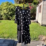 NWT Alembika Circles Polka Dot Asymmetrical Dress Size 4 / US 10 Photo 2